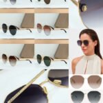 Geometric Mixed-Material Fashion Eyewear - 40