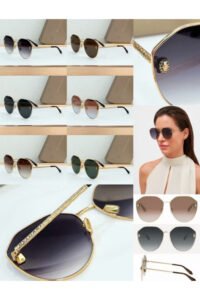 نظارات أزياء هندسية متعددة المواد - 40