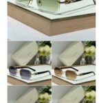Angular Mixed-Material Fashion Eyewear - 44
