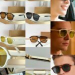 Rimless Oval Mixed-Material Fashion Eyewear - 45