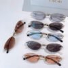 Petite Cat-Eye Rimless Sunglasses