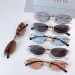Petite Cat-Eye Rimless Sunglasses
