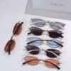 Petite Cat-Eye Rimless Sunglasses