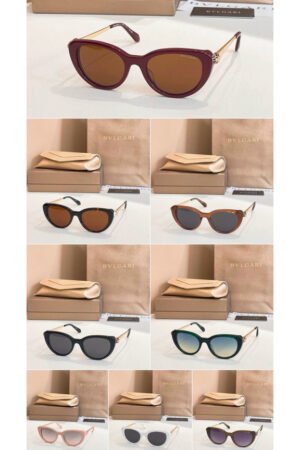 Narrow Oval Metal-Temple Sunglasses