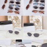 Petite Rimless Oval Sunglasses
