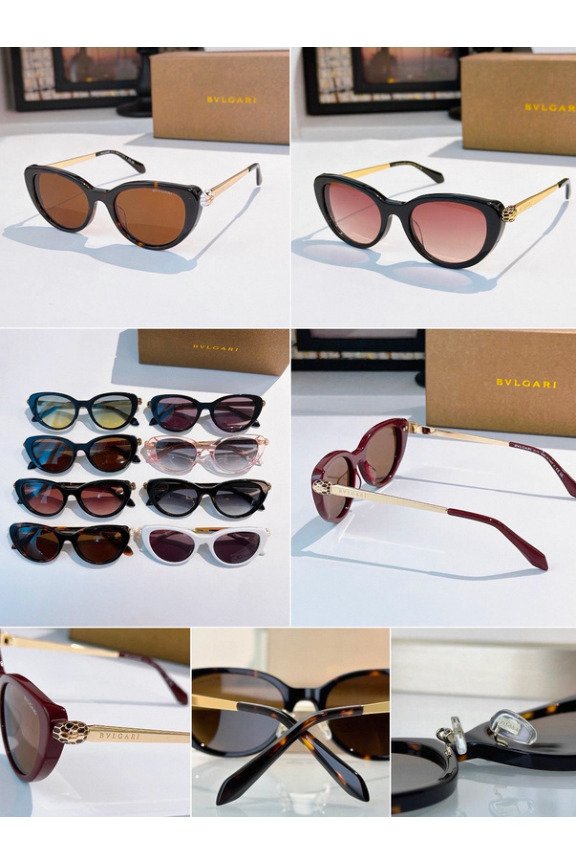 Rounded Cat-Eye Gradient Sunglasses