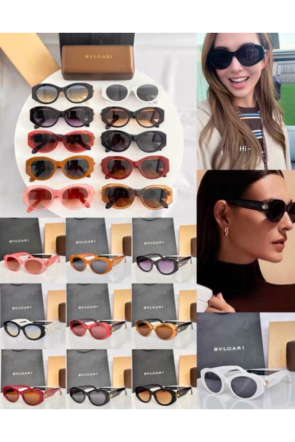 Bold Oval Acetate Sunglasses