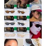 Narrow Oval Metal-Temple Sunglasses