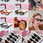 Slim Cat-Eye Acetate Sunglasses
