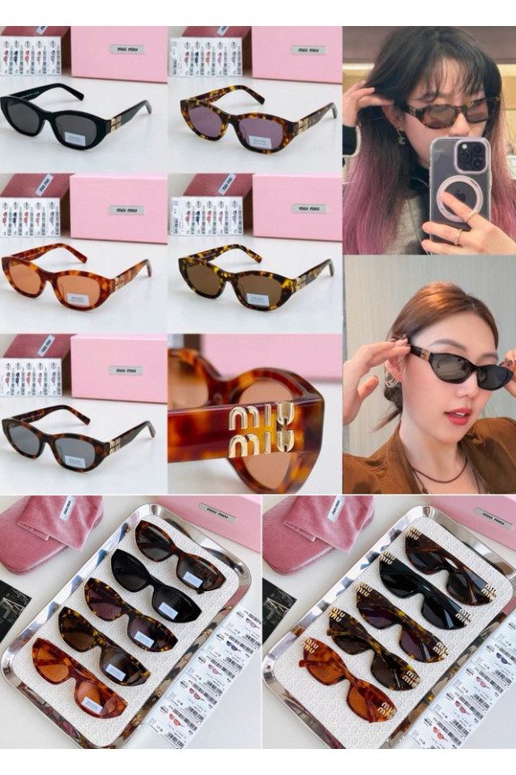 Slim Cat-Eye Acetate Sunglasses