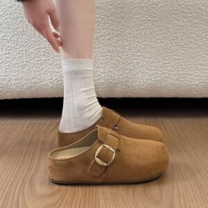 Thick-Soled Height-Increasing Birkenstock Shoes 2026 Spring/Summer New Slip-On Lazy Birkenstock Clogs for Women for Outdoor Wear