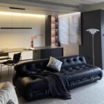 Middle Ancient Style Large Sofa Soriana Hippo Steel Teeth Living Room Small Apartment Design French Style Single Sofa Chair Combination