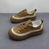 Thick-Soled Moral Training Shoes for Women 2025 Spring & Fall New Versatile Retro Heightening Casual White Shoes Popular Sports Sneakers