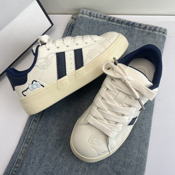 Thick-Soled Versatile German-Style White Sneakers for Women, 2026 New Spring Niche Retro Leather Height-Increasing Sports Casual Sneakers
