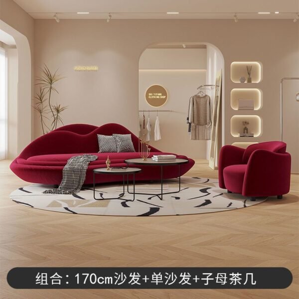 Vip Area for Creative and Personalized Sofa Discussions, Beauty Salon, Clothing Store, Ins Cream Style, Internet Celebrity, Various Sizes, Wave Pattern Vip Area for Creative and Personalized Sofa Discussions, Beauty Salon, Clothing Store, Ins Cream Style, Internet Celebrity, Various Sizes, Wave Pattern