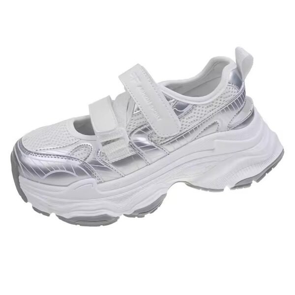 Baotou Sandals Women's 2025 Summer New Easiest for Match Mesh Breathable Thick-Soled Dad Shoes Hollow Casual Sports Sandals