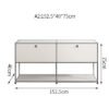 Middle Ancient USM Module Combination Sideboard TV Cabinet Bedside Table Internet Popular Same Style INS Cabinet Storage Cabinet Storage Cabinet