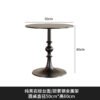French Style Single Sofa Chair Living Room Bedroom Retro Style Table and Chair Combination Modern Middle Ancient Homestay Study Leisure Sofa