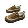 Thick-Soled Moral Training Shoes for Women 2025 Spring & Fall New Versatile Retro Heightening Casual White Shoes Popular Sports Sneakers