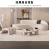 Internet celebrity single sofa special-shaped designer negotiation table and chair combination one table and two chairs creative leisure beauty salon Hotel