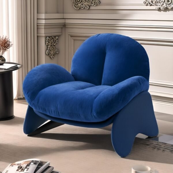 Italian Minimalist Light Luxury Leisure Single Chair Bedroom Living Room Balcony Model Room Homestay Small Apartment Lazy Sofa Chair