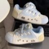 Spring Versatile Sneakers for Women 2026 New Popular Niche Thick-Soled Student Casual Sports White Shoes German Training Shoes Spring Versatile Sneakers for Women 2026 New Popular Niche Thick-Soled Student Casual Sports White Shoes German Training Shoes