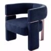 Modern Minimalist Fabric Discussion Leisure Sofa Chair Designer Single Chair Internet Celebrity Chair Nordic Metal Leisure Chair
