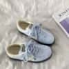 De Training Shoes Women's 2025 New Spring All-match Flat Sports Casual Shoes Ins Trendy Soft Bottom Explosions White Shoes