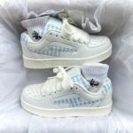 Korean-Style Women's Sneakers 2025 New Spring and Autumn Height-Increasing Thick-Soled White Shoes Versatile Chic Shoes Student Bread Shoes