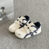 Velcro Flats White Shoes for Women 2025 New Warm Fleece-Lined Casual Sneakers Ins Trendy Versatile Sports Shoes