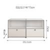 Middle Ancient USM Module Combination Sideboard TV Cabinet Bedside Table Internet Popular Same Style INS Cabinet Storage Cabinet Storage Cabinet
