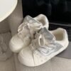 Spring Versatile Sneakers for Women 2026 New Popular Niche Thick-Soled Student Casual Sports White Shoes German Training Shoes Spring Versatile Sneakers for Women 2026 New Popular Niche Thick-Soled Student Casual Sports White Shoes German Training Shoes