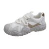 Sports Shoes for Women, 2026 Spring New Popular Thick-Soled Versatile White Shoes, Mesh Breathable Running Casual Shoes