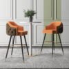 Nordic Light Luxury Bar Chair, Modern Minimalist Bar Chair, Stylish Bar Chair, Home-Use High-Back Stool, High-Legged Stool