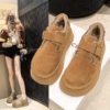 Thick-Soled Snow Boots for Women, Fleece-Lined and Thickened, 2026 New Winter Warm Women's Shoes, Birkenstock-Style Shoes, Melard Furry Cotton Shoes