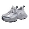 Dad Shoes for Women 2025 New Popular Style Autumn and Winter Fleece-Lined Double Cotton Shoes Thick-Soled Height-Increasing Black Casual Sports Cotton Shoes