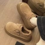 Thick-Soled Snow Boots for Women, Fleece-Lined and Thickened, 2026 New Winter Warm Women's Shoes, Birkenstock-Style Shoes, Melard Furry Cotton Shoes