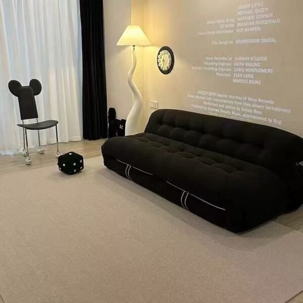 Nordic Creative Designer Hippo Sofa Vintage Steel Teeth Leisure Lazy Recliner New Simple Single Sofa Chair