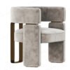 Modern Minimalist Fabric Discussion Leisure Sofa Chair Designer Single Chair Internet Celebrity Chair Nordic Metal Leisure Chair