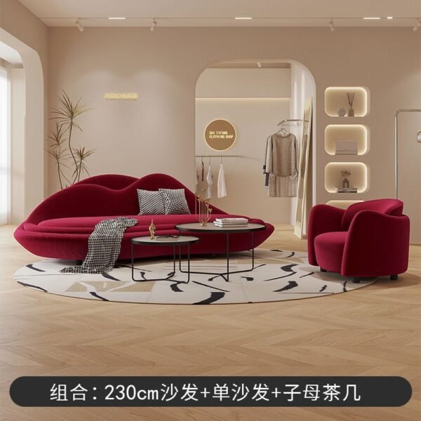 Vip Area for Creative and Personalized Sofa Discussions, Beauty Salon, Clothing Store, Ins Cream Style, Internet Celebrity, Various Sizes, Wave Pattern Vip Area for Creative and Personalized Sofa Discussions, Beauty Salon, Clothing Store, Ins Cream Style, Internet Celebrity, Various Sizes, Wave Pattern