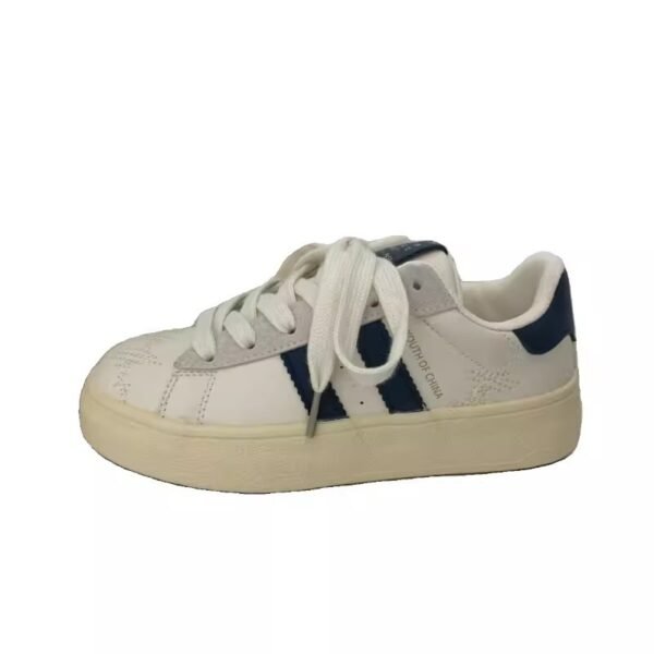 Women's Sneakers 2026 Spring and Autumn New Popular Niche Versatile Student Thick-Soled White Casual Sports Shoes