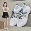 Baotou Sports Sandals for Women, 2026 Summer Thin Mesh Shoes for Outdoor Wear, Hollow Breathable Soft-Soled Casual White Shoes