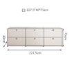 Middle Ancient USM Module Combination Sideboard TV Cabinet Bedside Table Internet Popular Same Style INS Cabinet Storage Cabinet Storage Cabinet