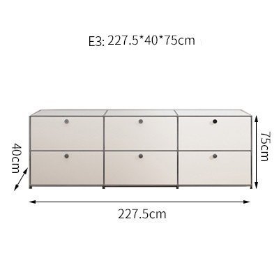 Middle Ancient USM Module Combination Sideboard TV Cabinet Bedside Table Internet Popular Same Style INS Cabinet Storage Cabinet Storage Cabinet