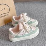 Easiest for Match Niche Shoes Popular Sneakers for Women 2025 New Thick-Soled White Shoes Student Casual Sports Bread Shoes