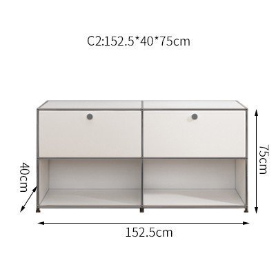 Middle Ancient USM Module Combination Sideboard TV Cabinet Bedside Table Internet Popular Same Style INS Cabinet Storage Cabinet Storage Cabinet