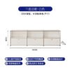 Stainless steel drawer cabinet, vintage living room combination TV cabinet, storage sideboard module, Uins minimalist modern design SM