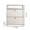 Middle Ancient USM Module Combination Sideboard TV Cabinet Bedside Table Internet Popular Same Style INS Cabinet Storage Cabinet Storage Cabinet