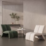 Internet celebrity single sofa special-shaped designer negotiation table and chair combination one table and two chairs creative leisure beauty salon Hotel