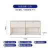 Stainless steel drawer cabinet, vintage living room combination TV cabinet, storage sideboard module, Uins minimalist modern design SM